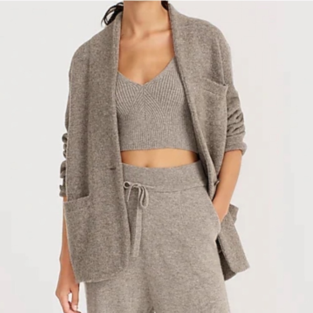 NEW J crew Cocoon sweater-blazer Medium